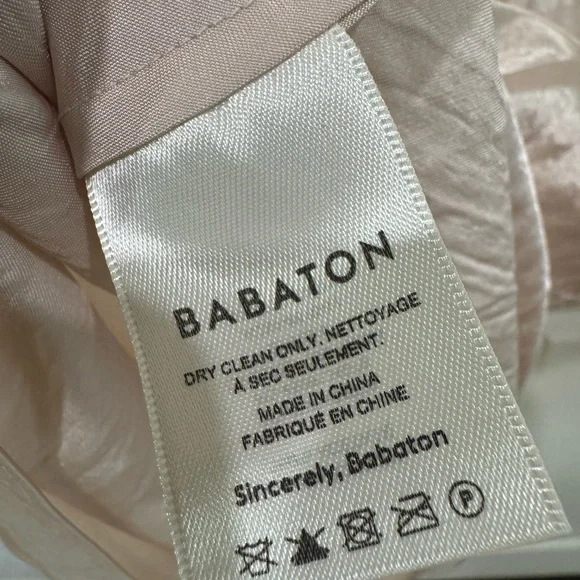 BNWT Aritzia Babaton Renee Denude Silky Dress large $98 STUNNING - Picture 9 of 11